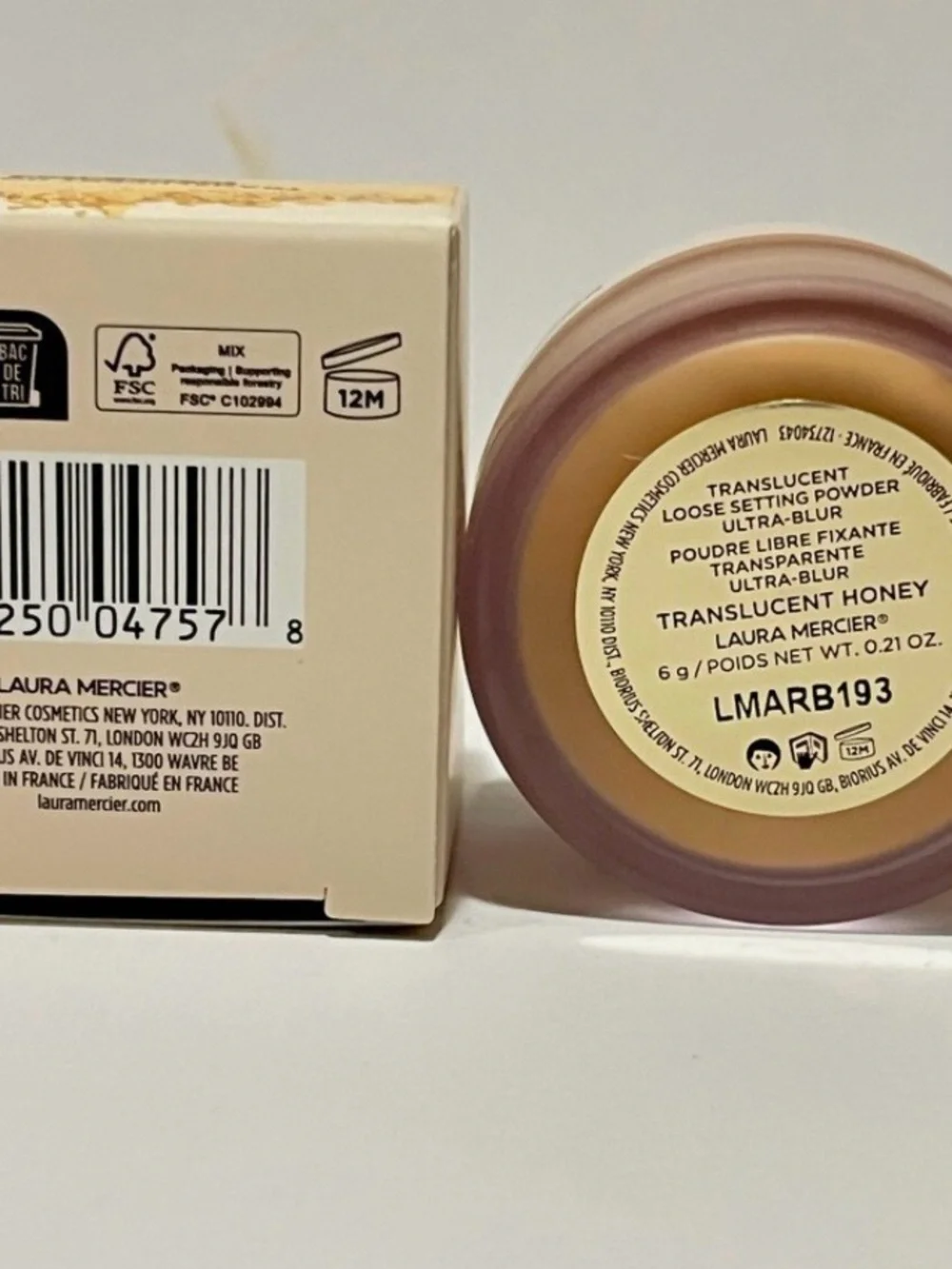 Laura Mercier Translucent Loose Setting Powder - Honey .21 OZ.